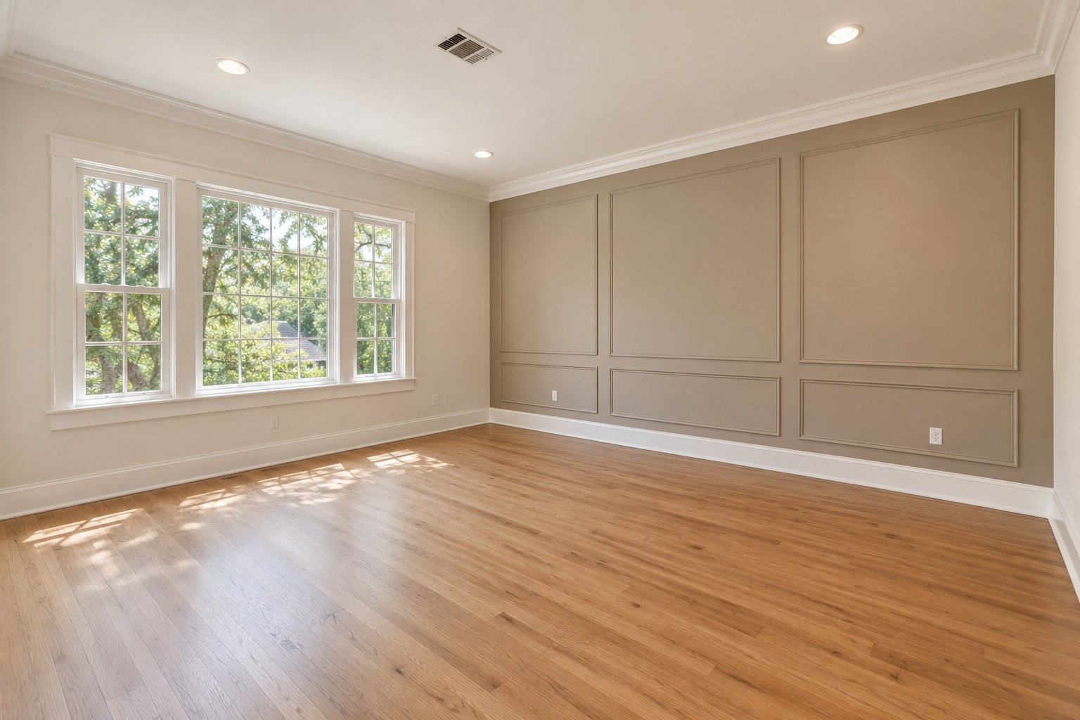 Bedroom accent wall design concept