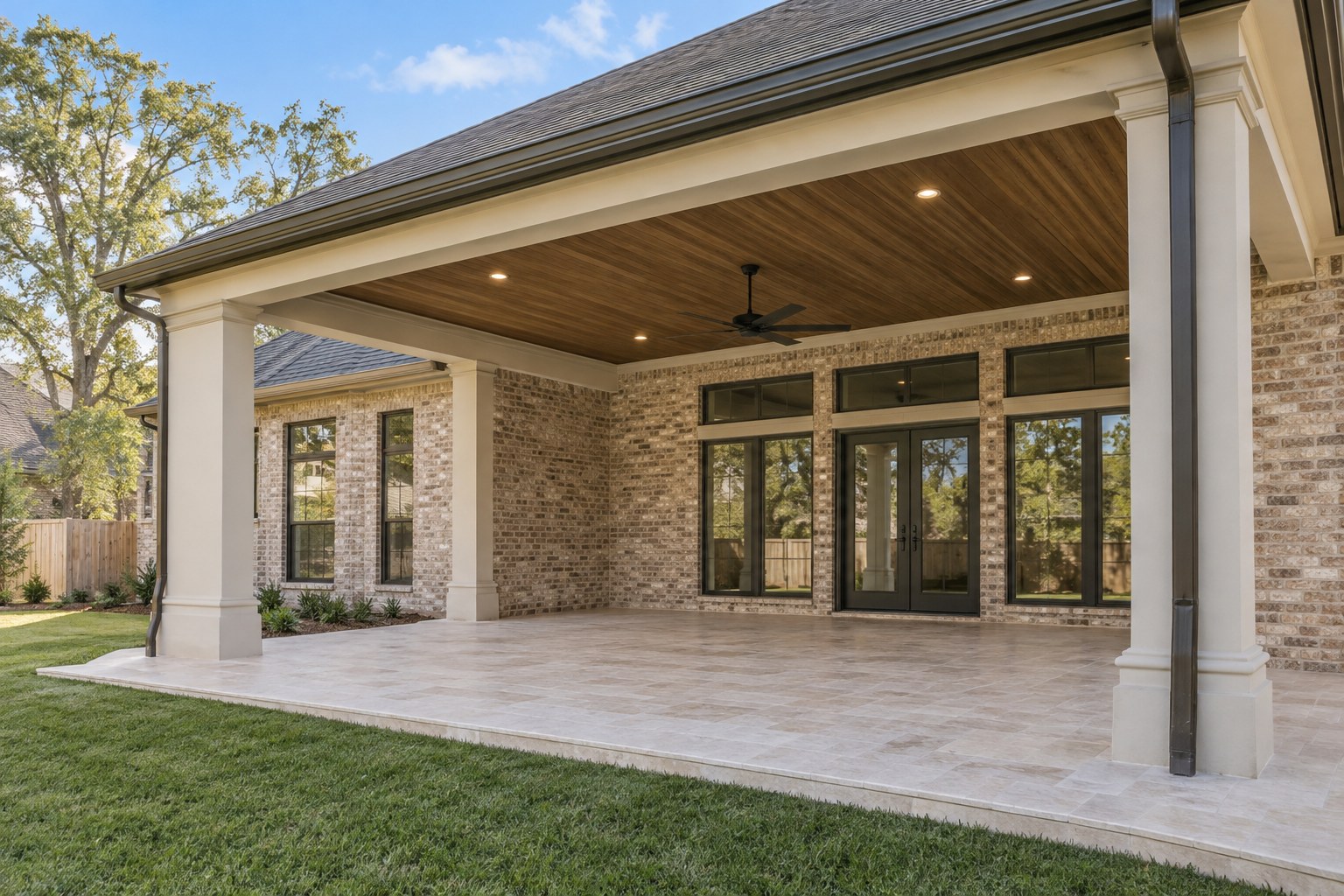 Covered patio design concept