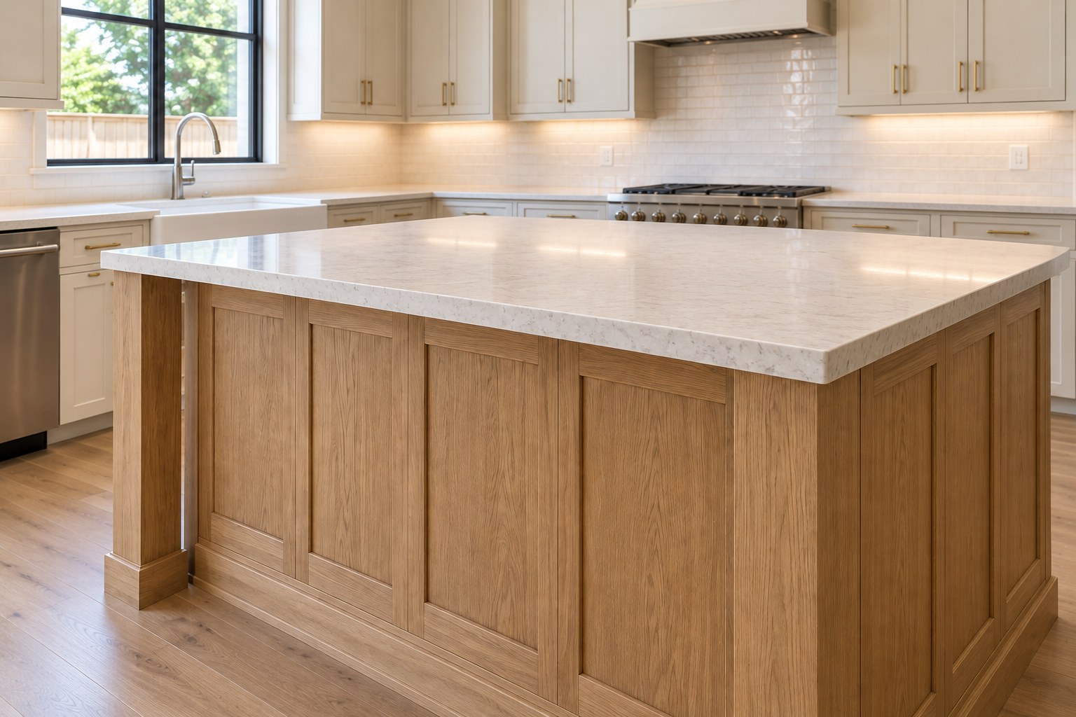 Kitchen island design concept